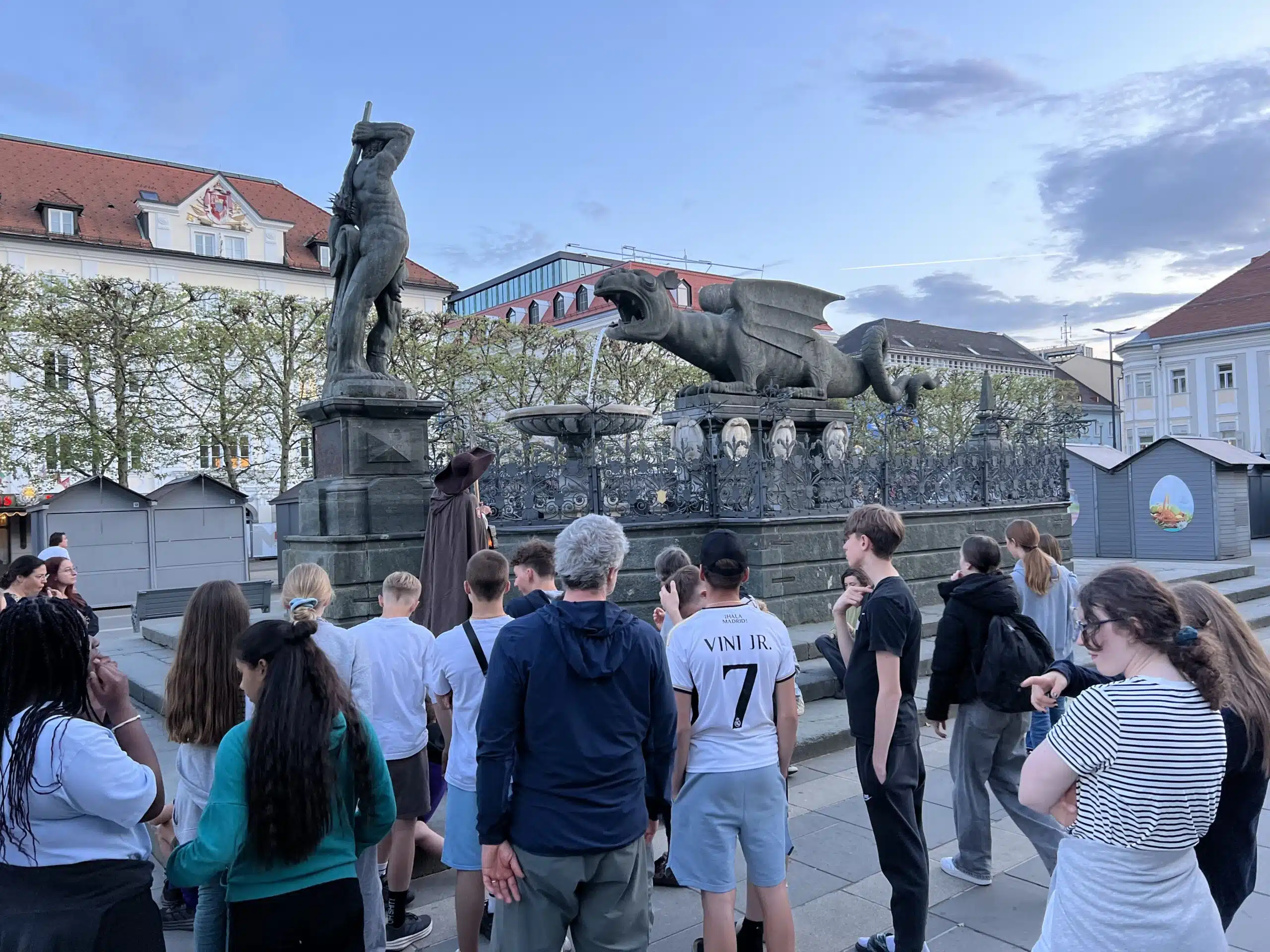 Führung mit dem Nachtwächter durch Klagenfurt.